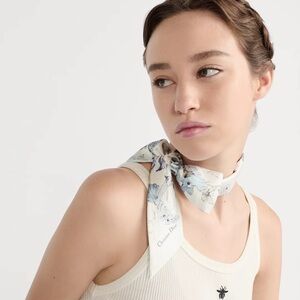 DIOR Butterflies & Iris Mitzah Scarf